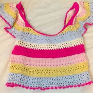 Sincerely Jules crotchet top